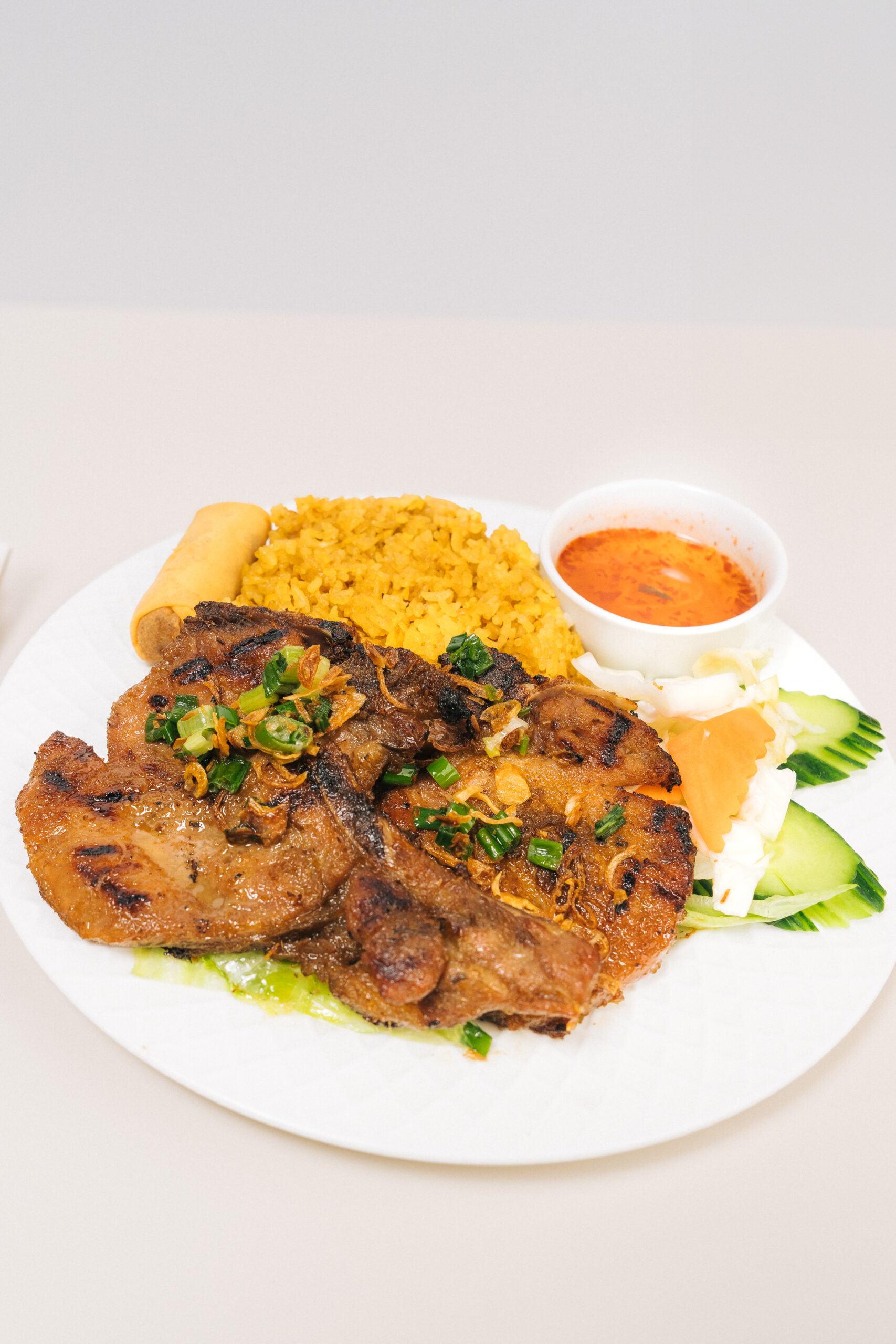 STEAMED RICE PLATES